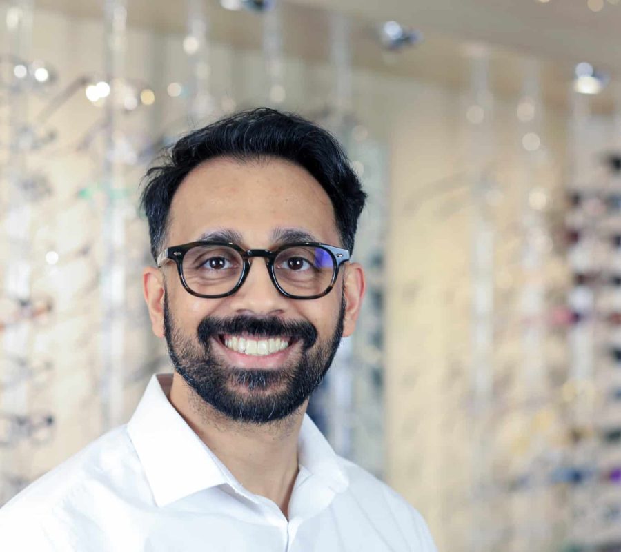 Umesh owner of Dolphins Optometrists